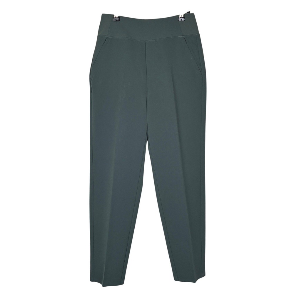 Athleta Womens Endless High Rise Pant Size 2 Green Athleisure Office Comfort